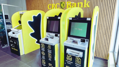 CEC Bank testează automatele de tip self-service